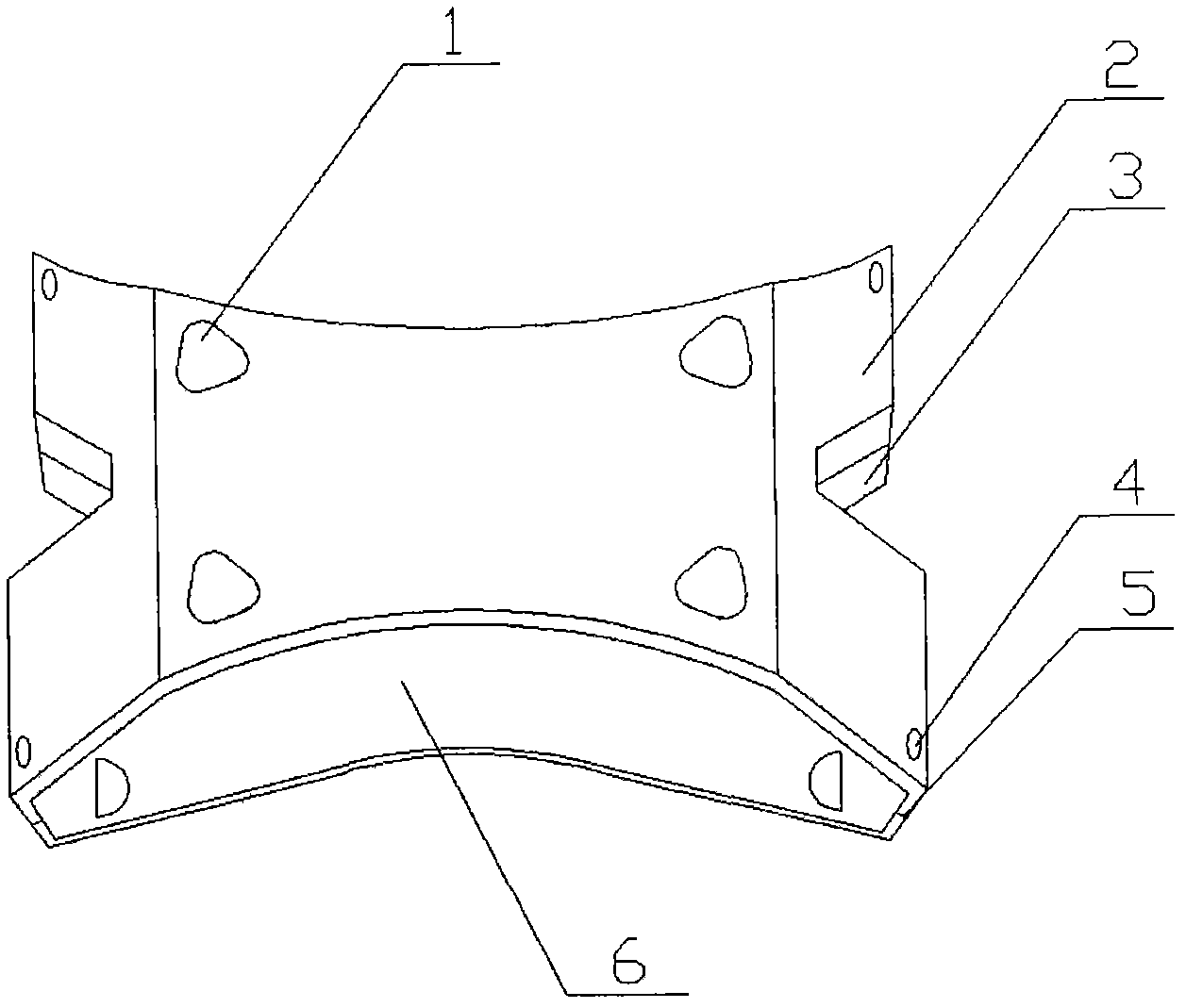 Automobile cross beam lost foam as well as manufacturing and using method thereof