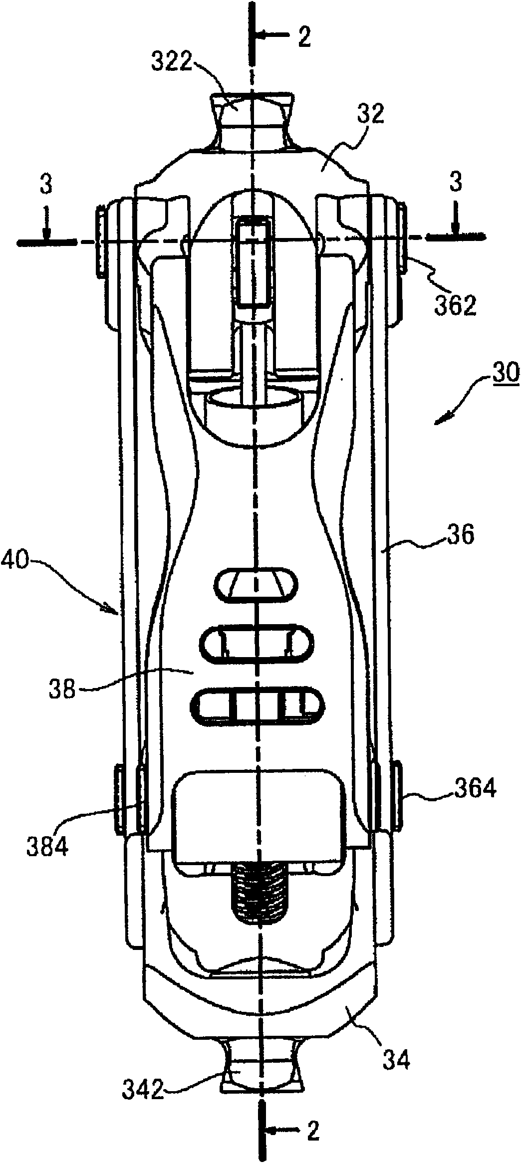Knee joint including manual lock mechanism and artificial thigh