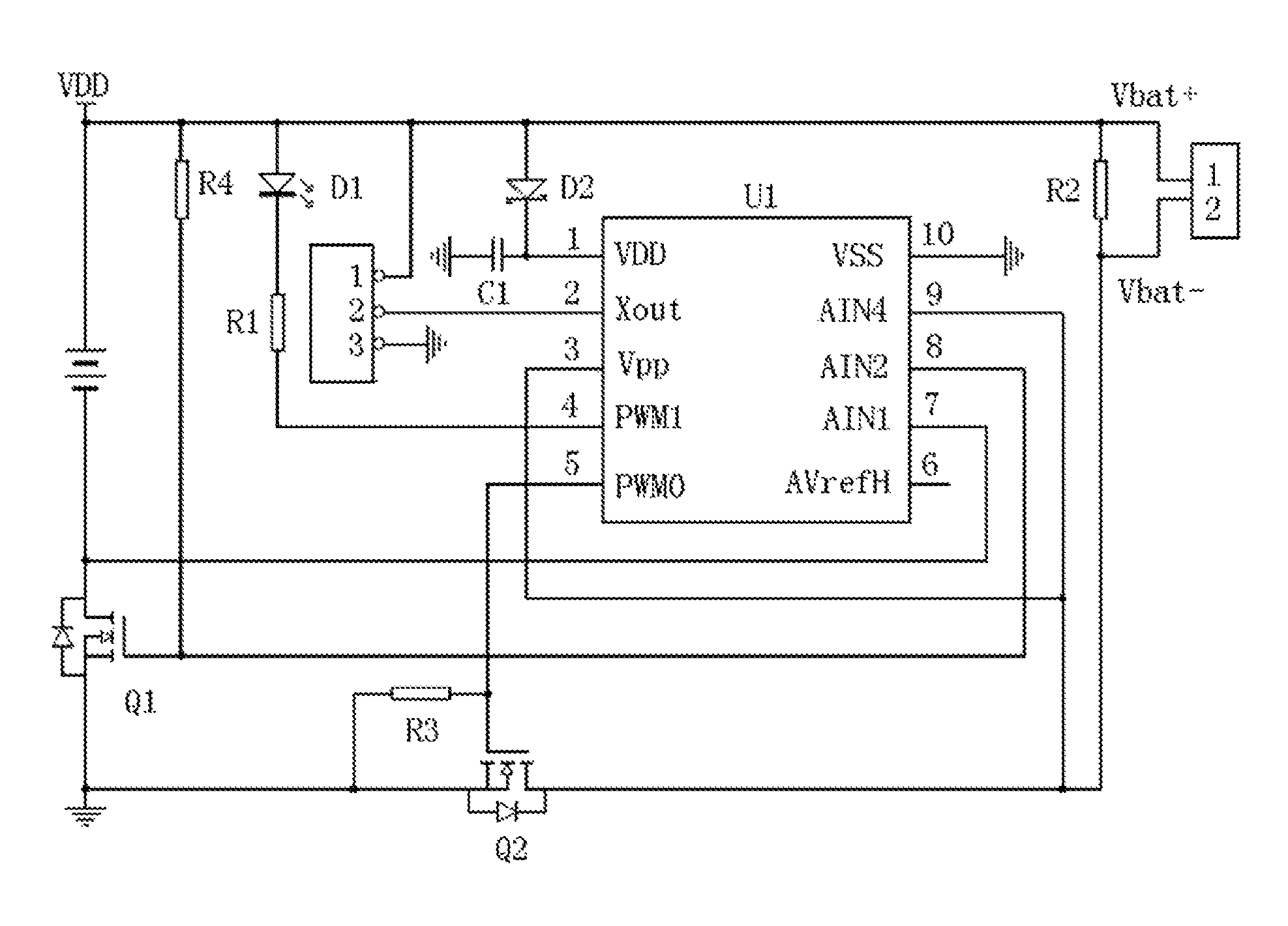 Over-current and over-voltage protection circuit and method for an electronic cigarette