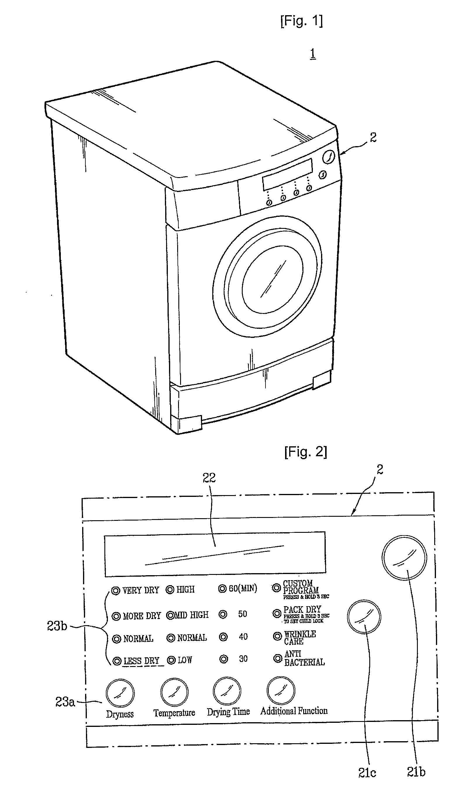 Control panel assembly for laundry device