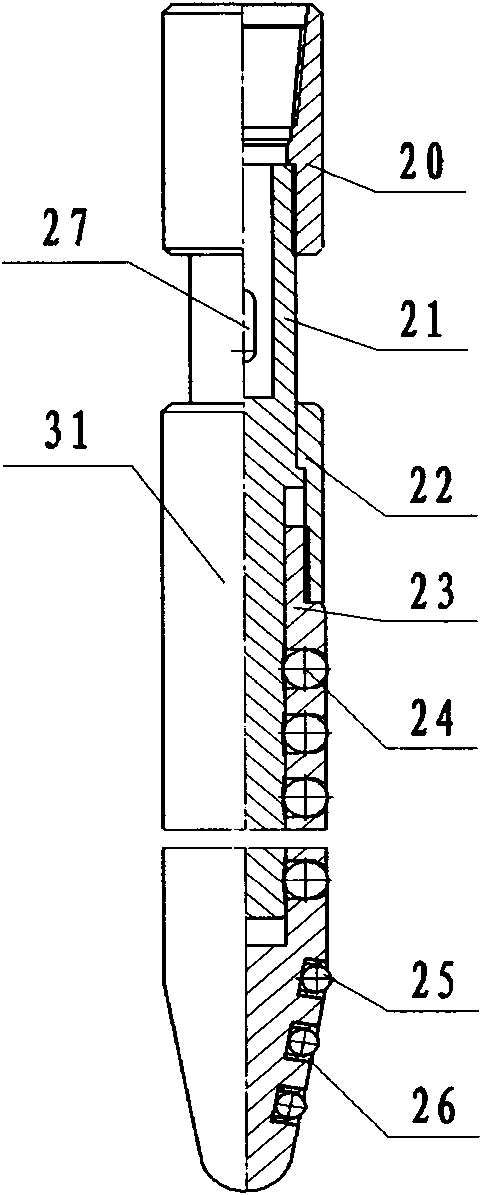 Anchoring ball type casing truing unit and truing method thereof