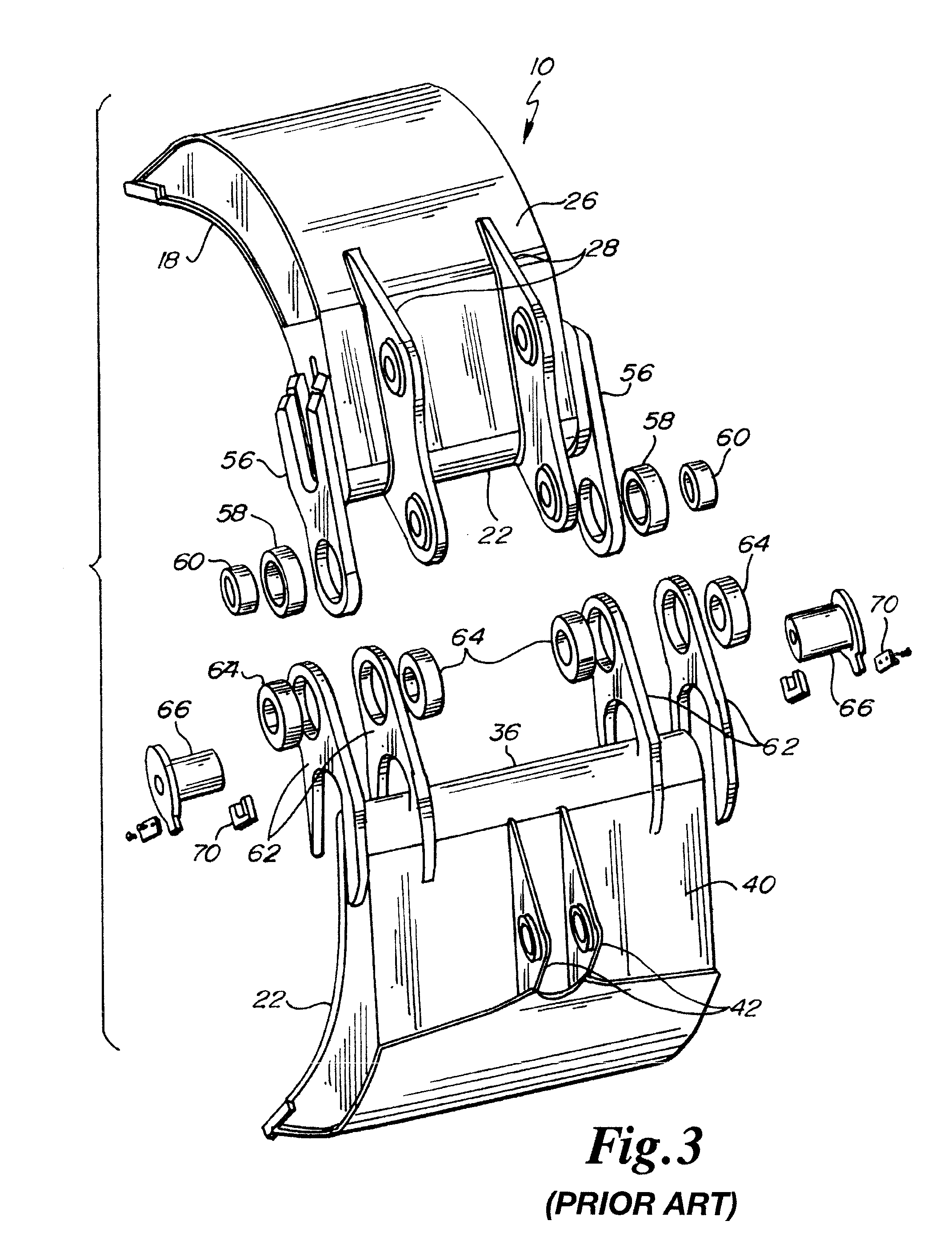 Severe duty grapple with tubular pivot