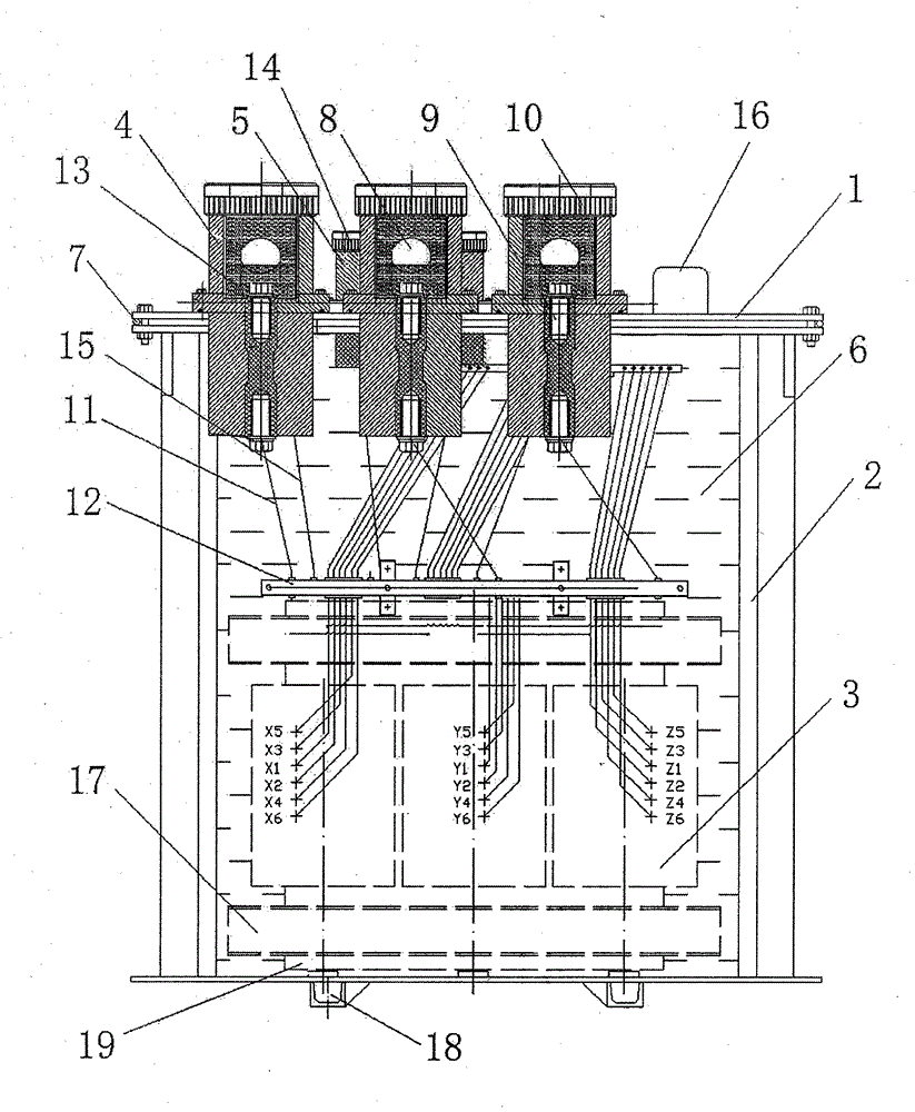 Solid-state waterproof underground energy-saving transformer