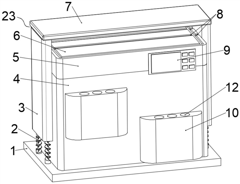 Blood sample storage device for blood sampling