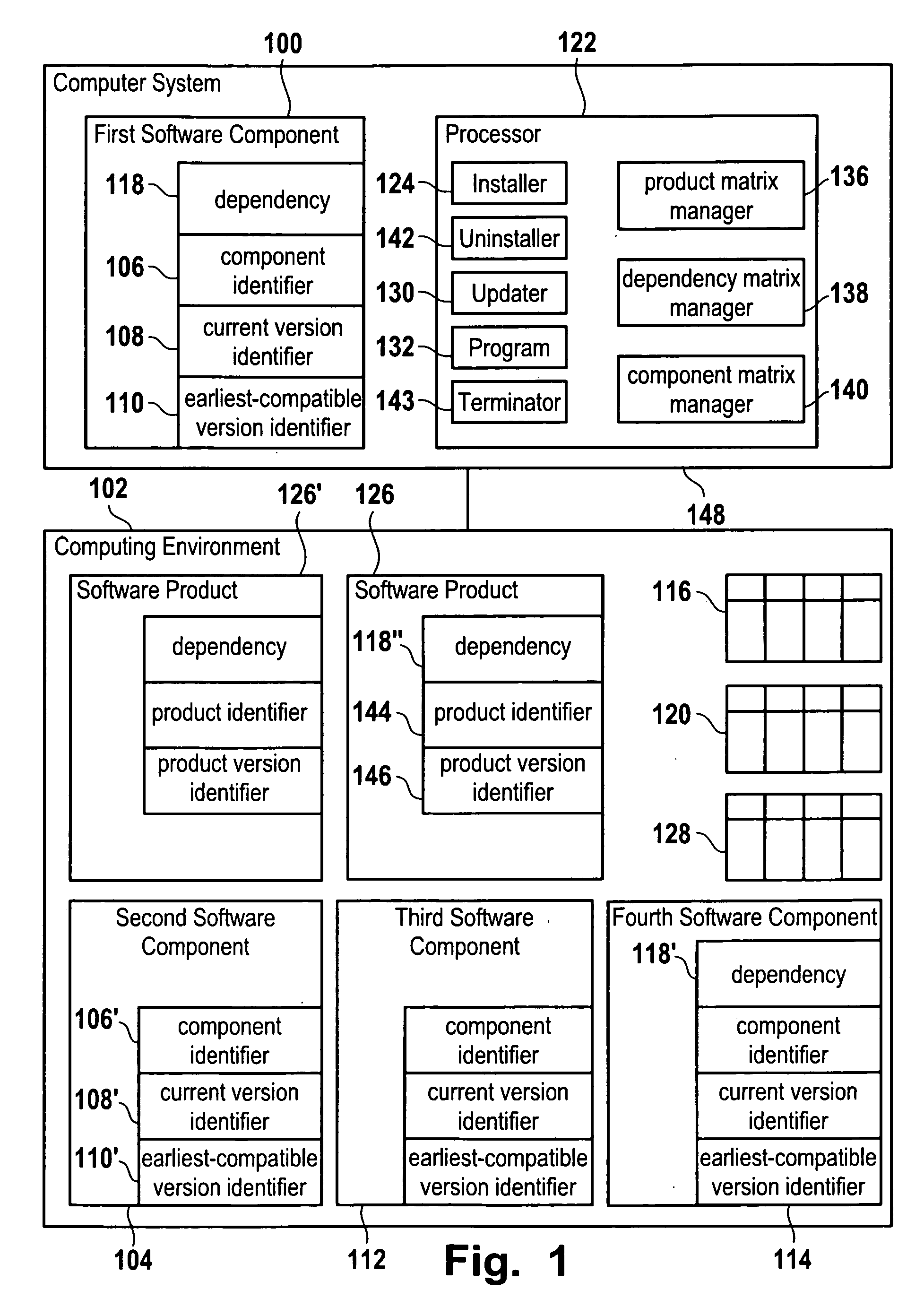 Software installation method and computer system