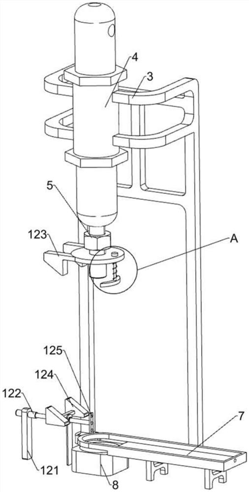 Punching equipment for valve spring retainer