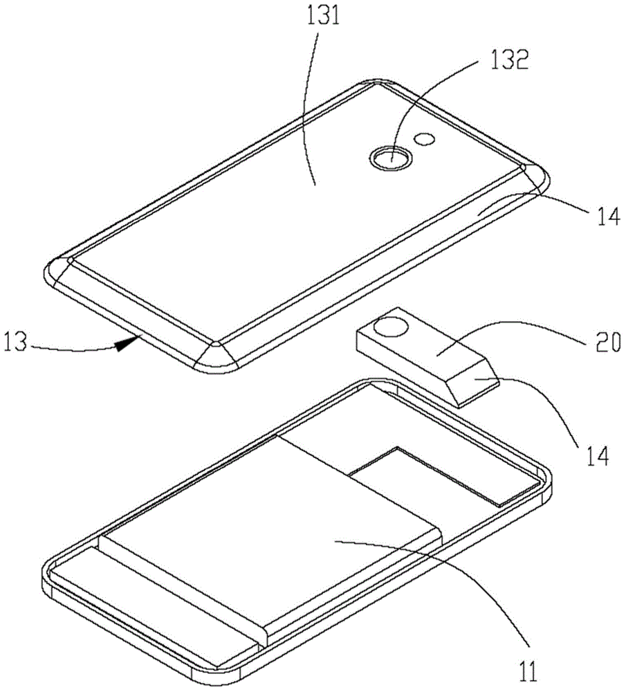 Optical zooming camera module and mobile terminal provided with optical zooming camera module