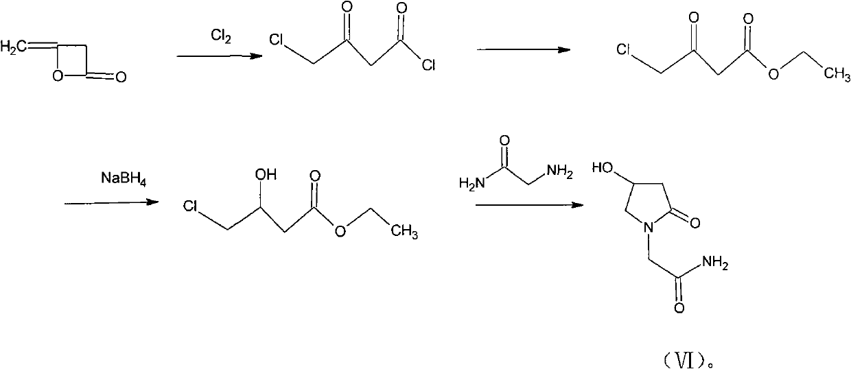Preparation method of Oxiracetam