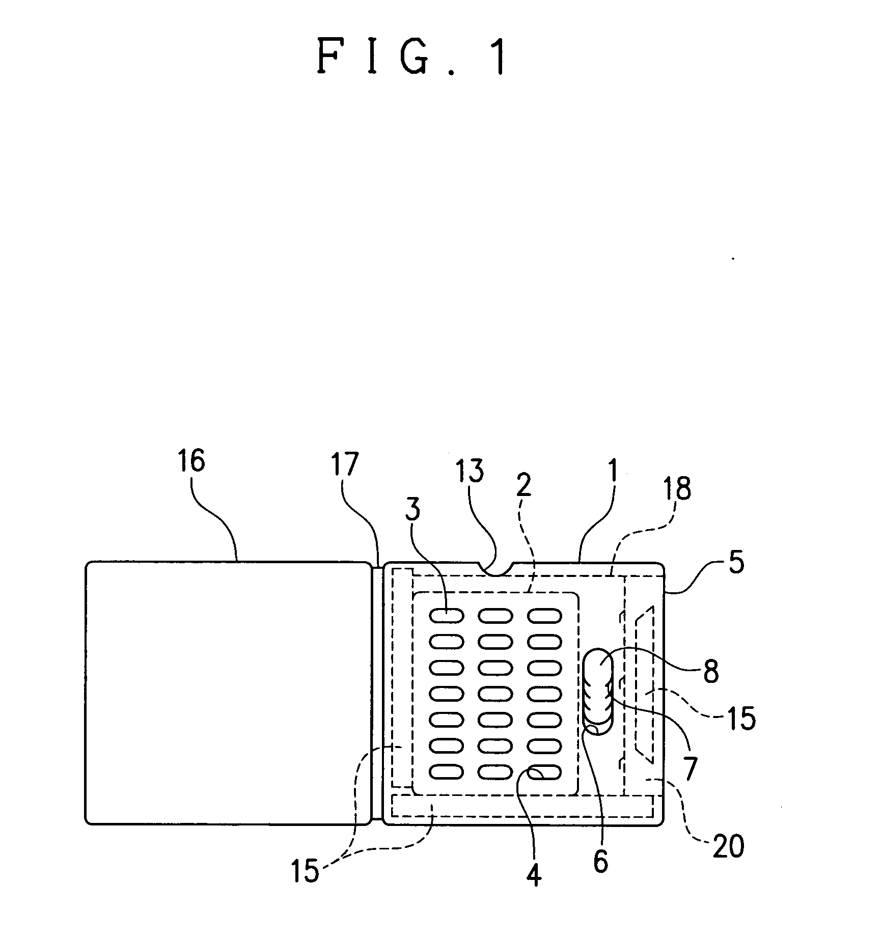 Case for a press-through package