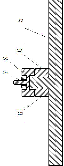 Sliding deformation wide mouth cleaning device