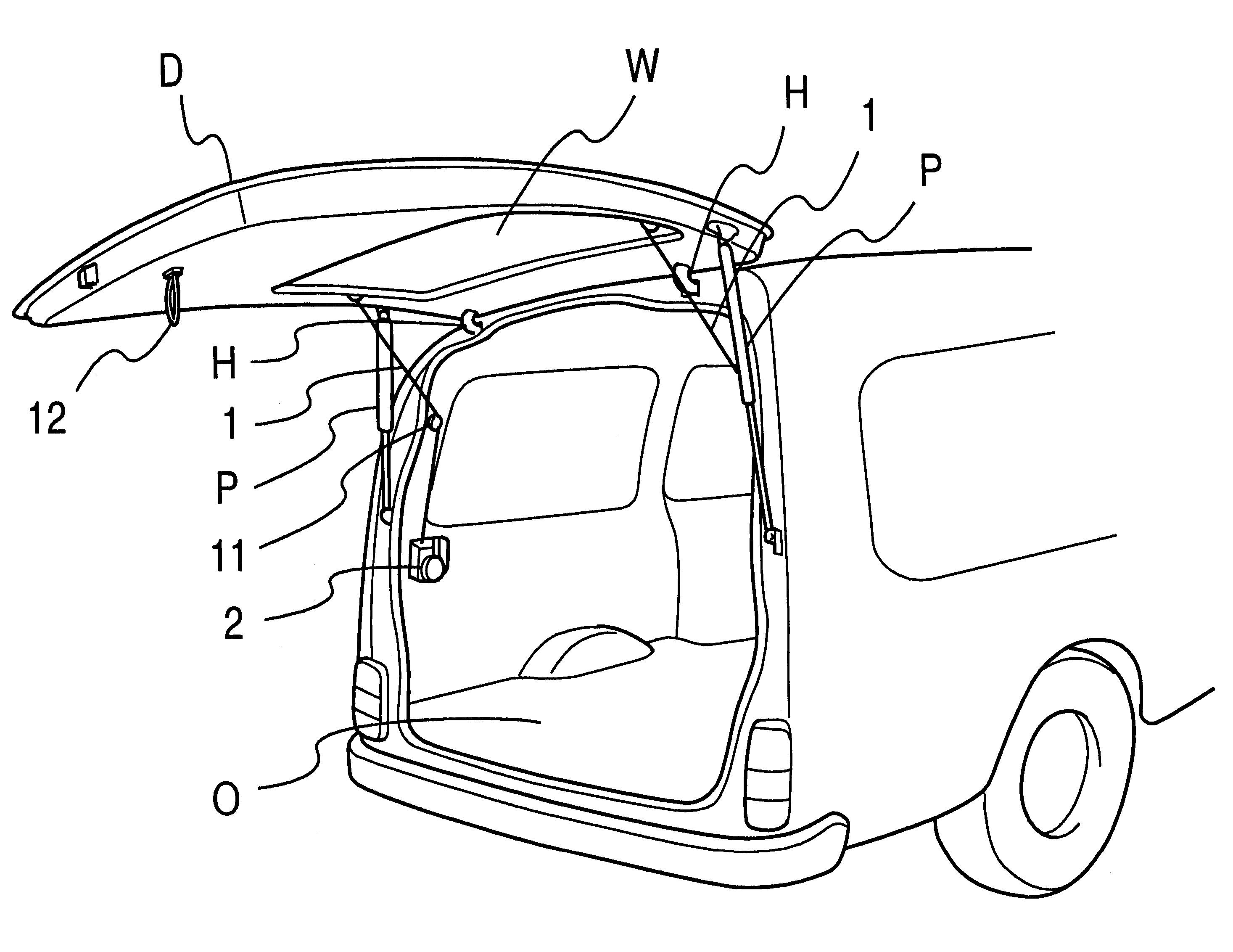 Automatic closer of pop-up door of vehicle