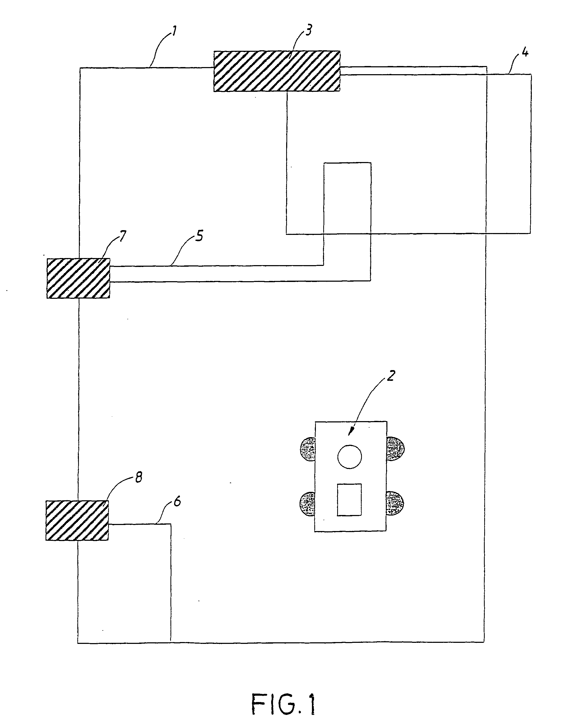 Electronic demarcating system