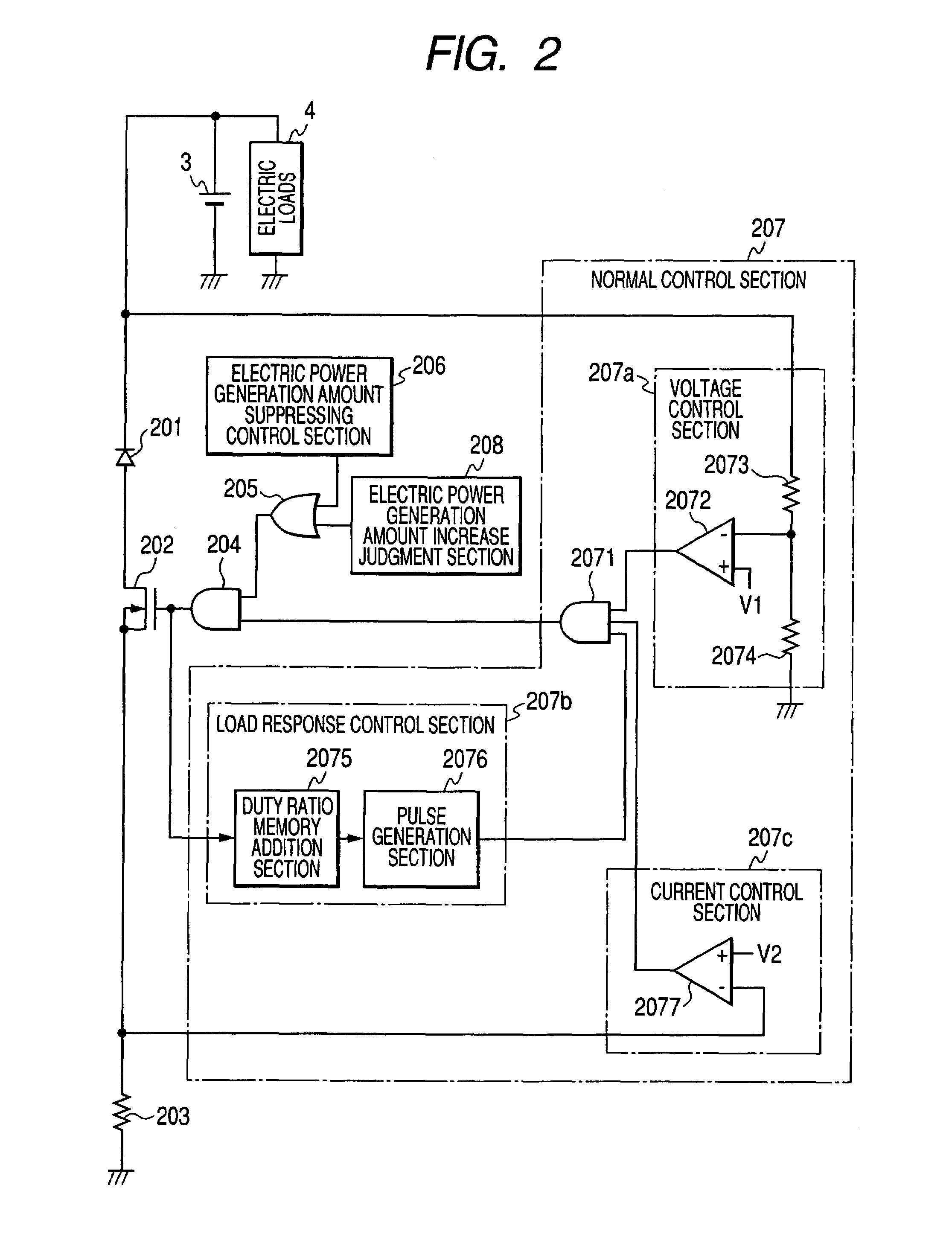 Electric power generation control system