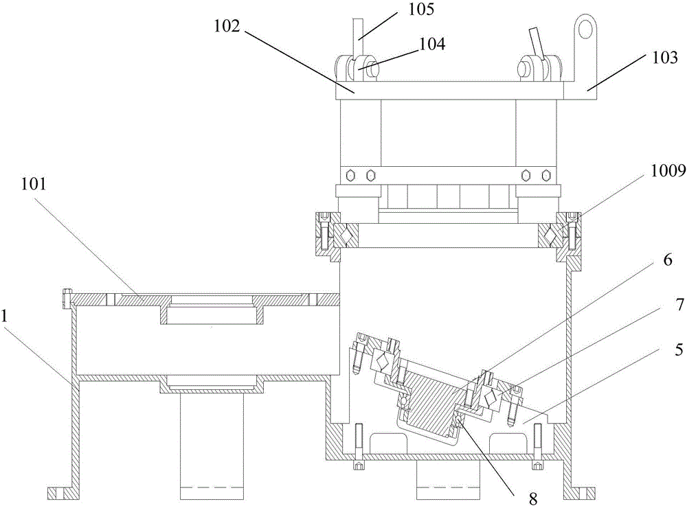 Mine air-supplied universal joint rotor piston concrete sprayer