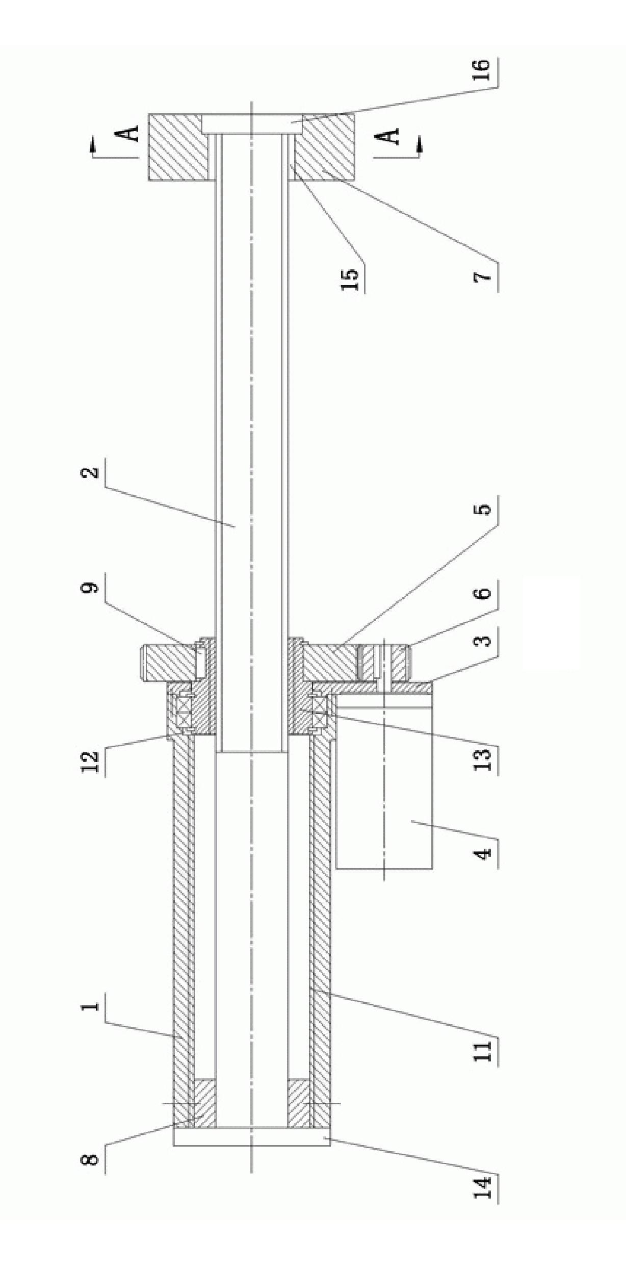 Screw thread shearing type collision energy-absorbing device for vehicles