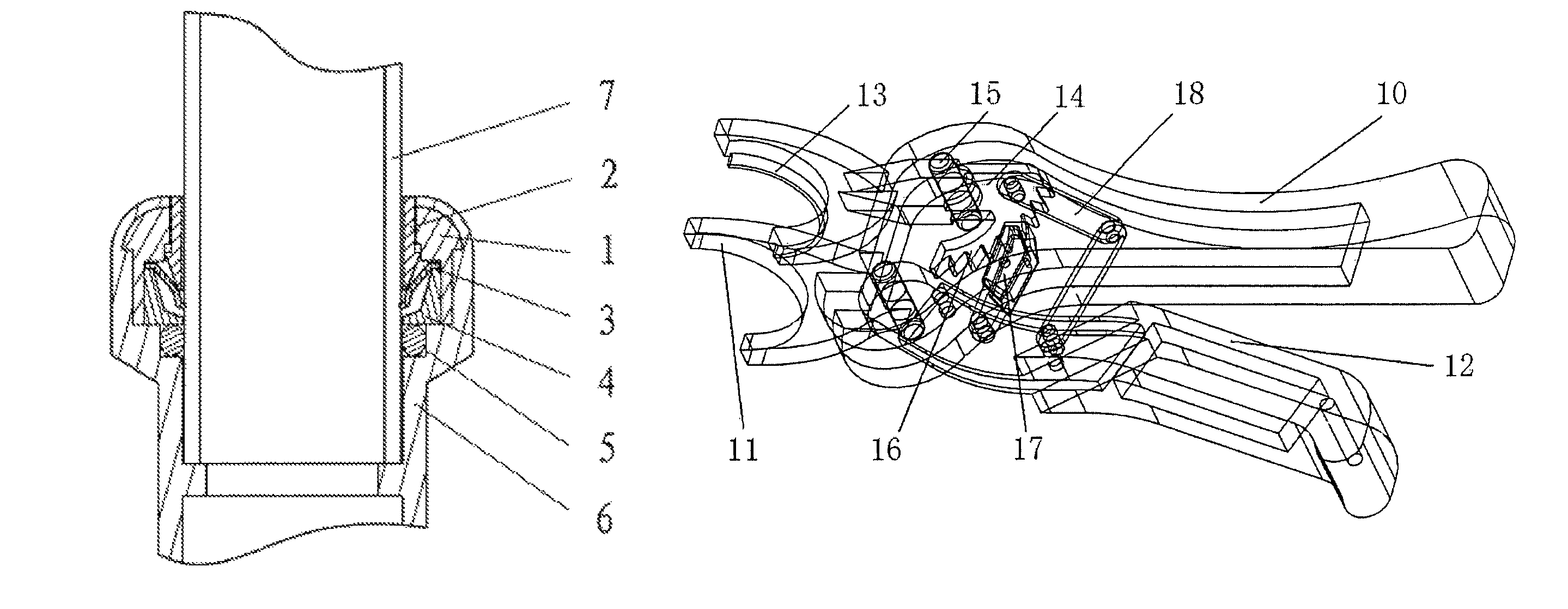 Fluid pipe connection device