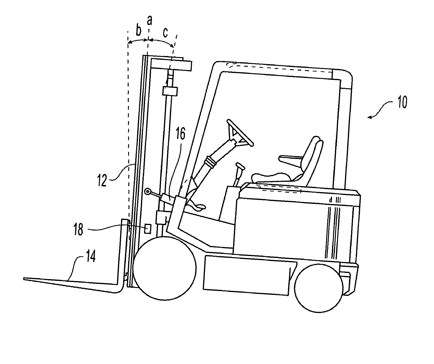 Lift truck active load stabilizer