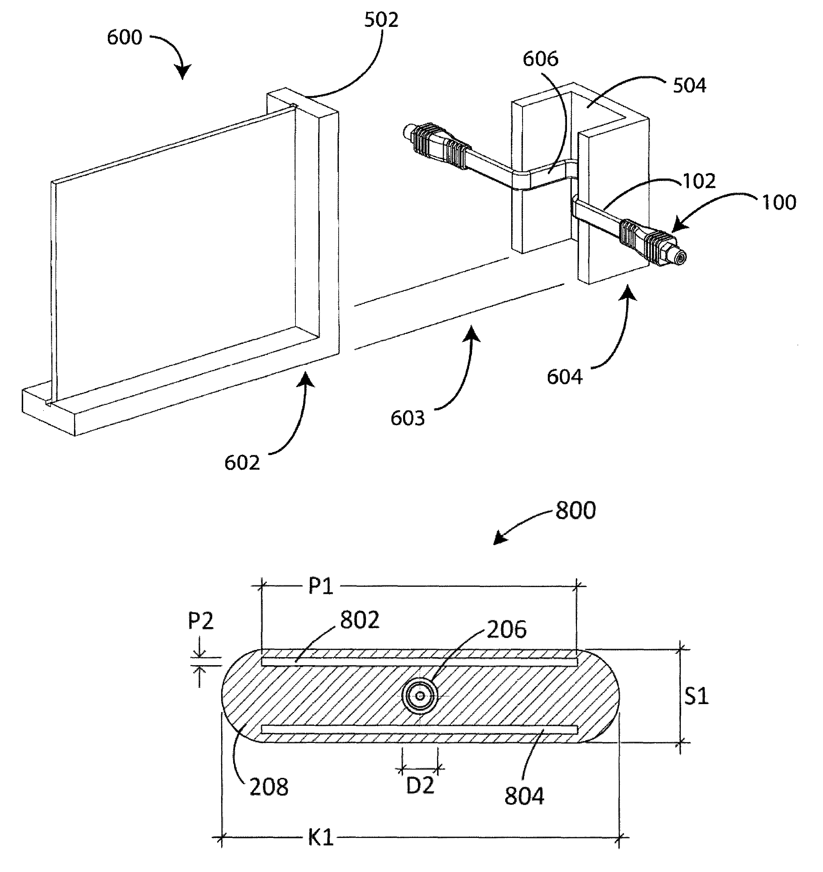 Protected coaxial cable