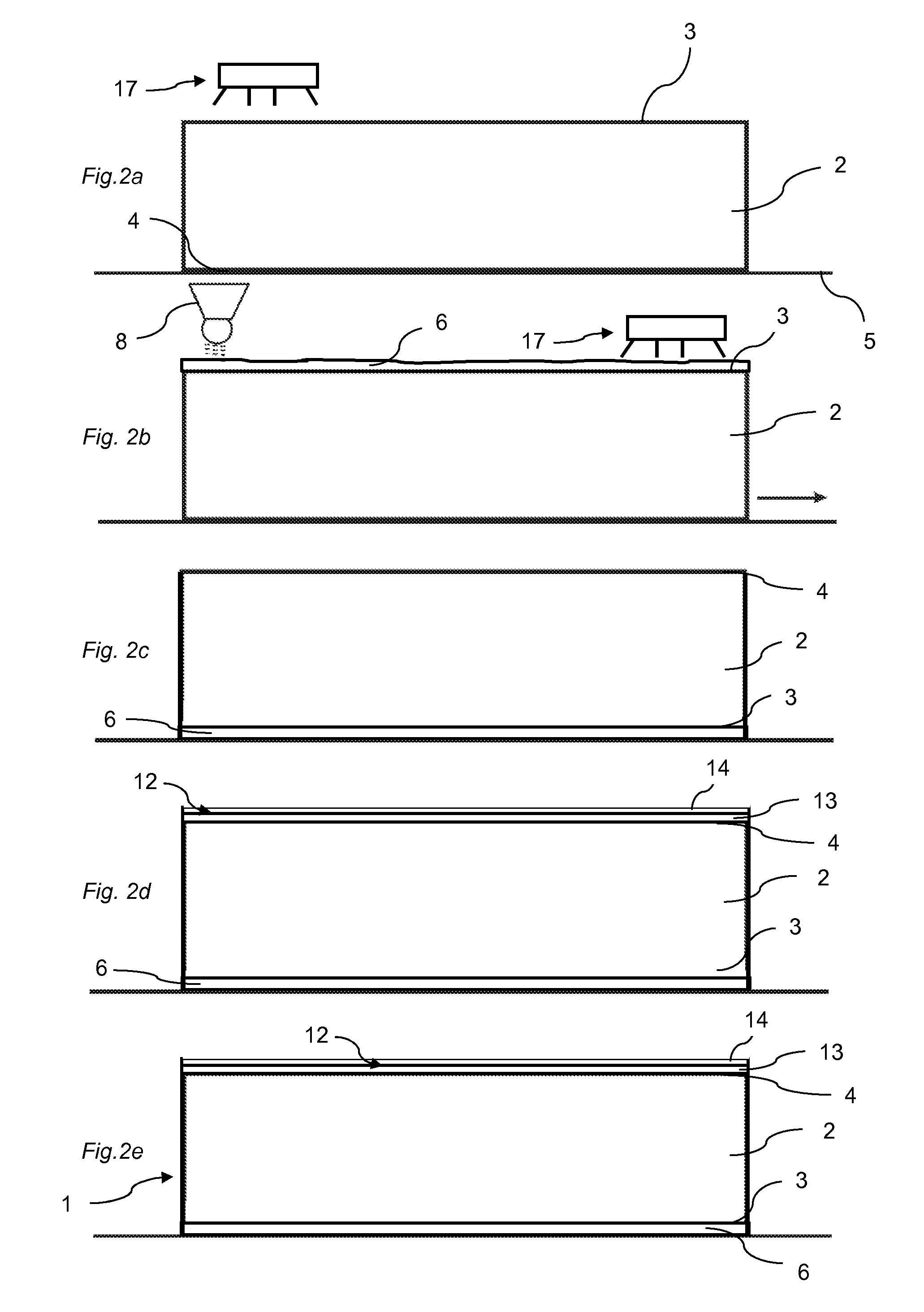 Method of producing a building panel and a building panel