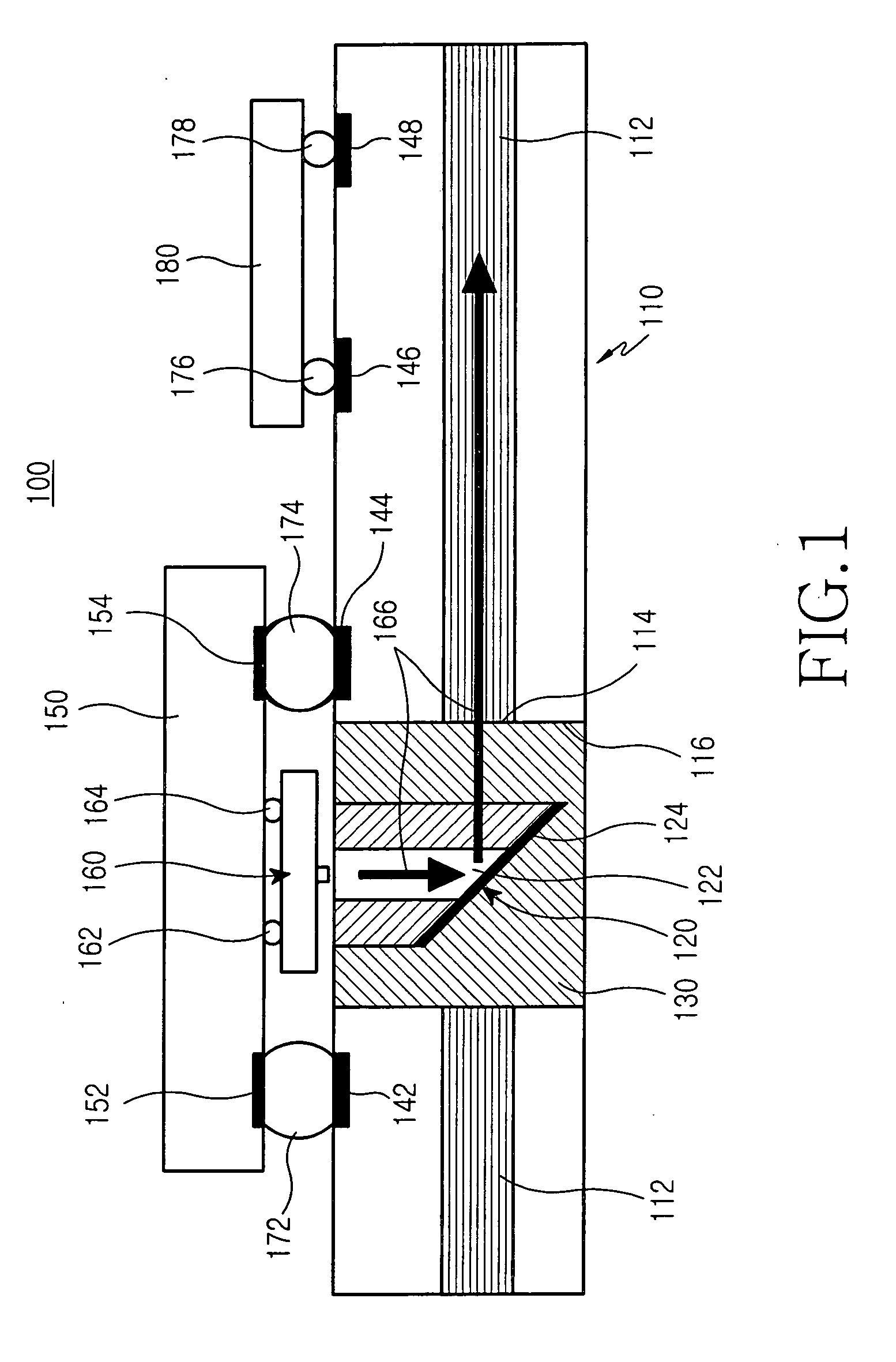 Packaging apparatus for optical interconnection on optical printed circuit board