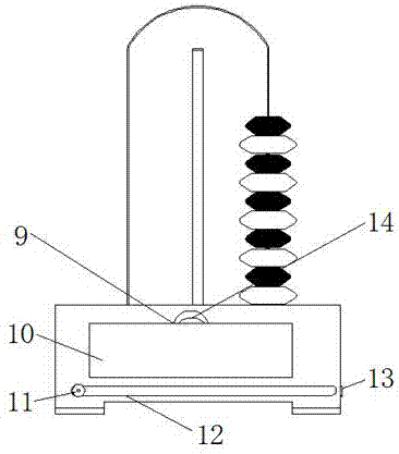 Vertical counter for experiment teaching