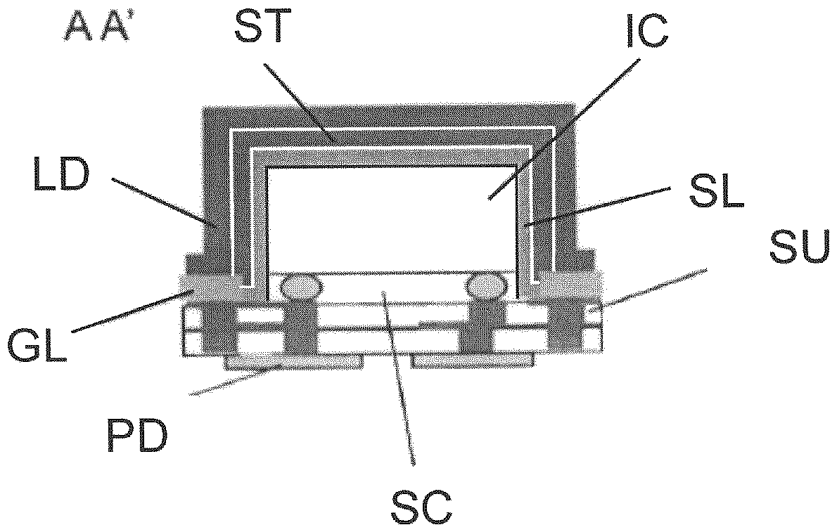 Top-ported microphone package with enlarged rear volume