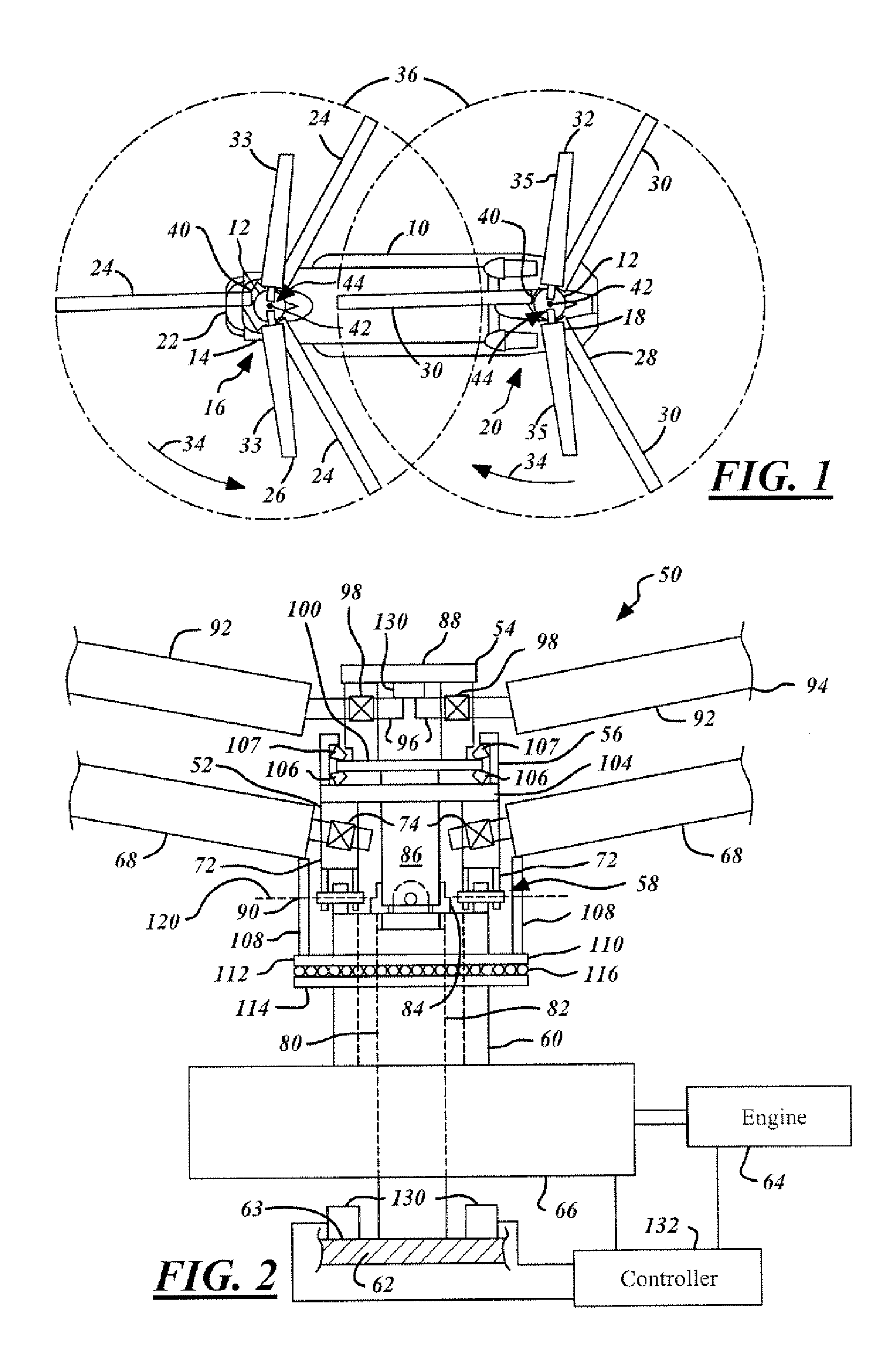 An unloaded lift offset rotor system for a helicopter