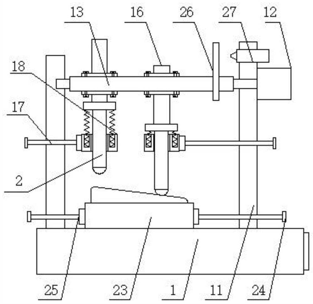 Kitchen ware switch service life testing device and use method thereof