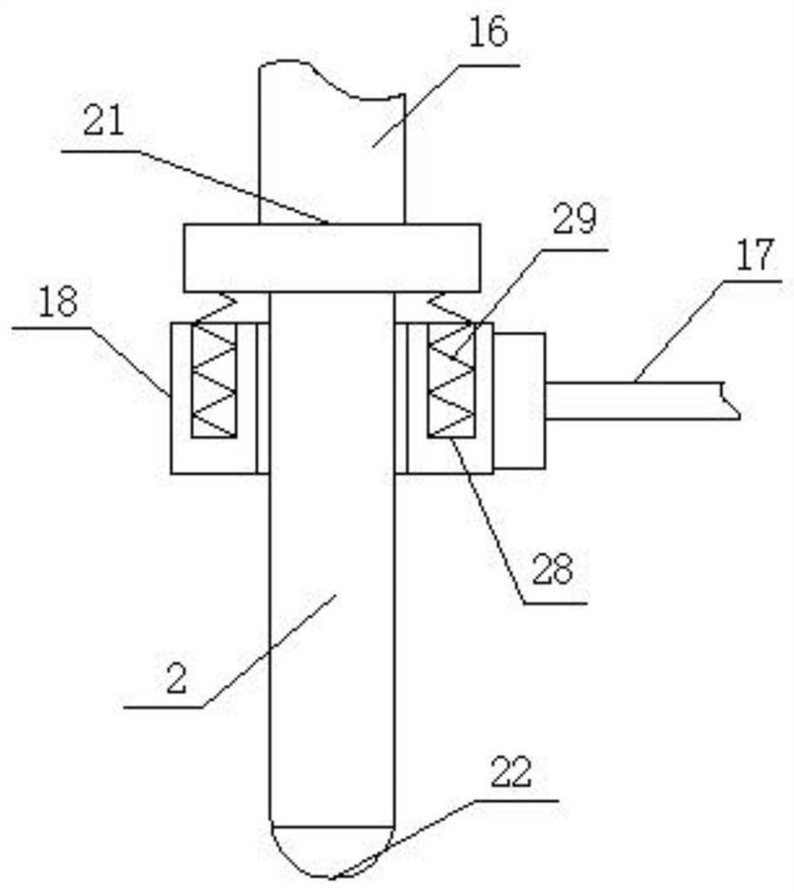 Kitchen ware switch service life testing device and use method thereof