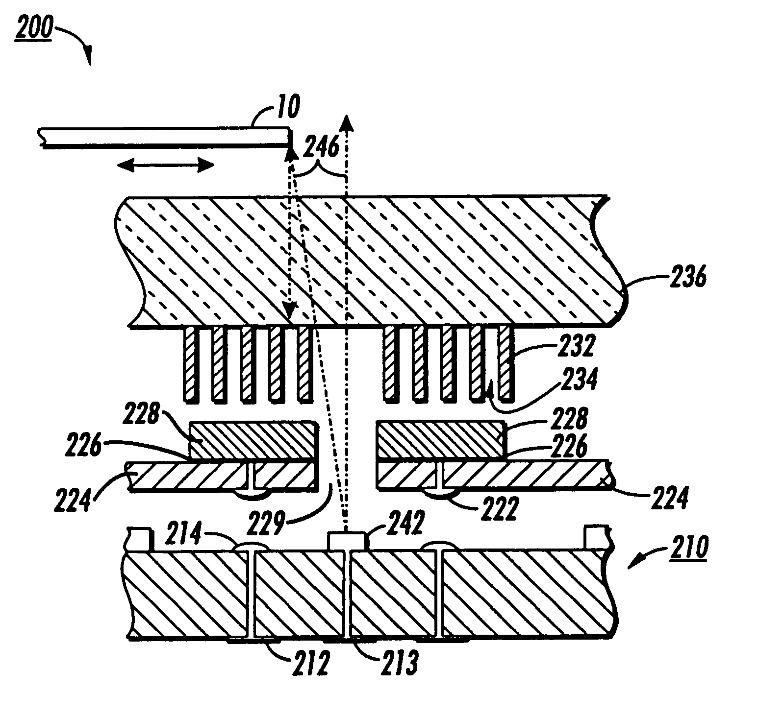 Two dimensional object position sensor