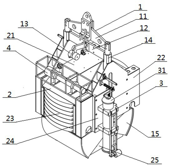 Multi-tube-box type integrated sampler suitable for deep-sea sediment sampling operation