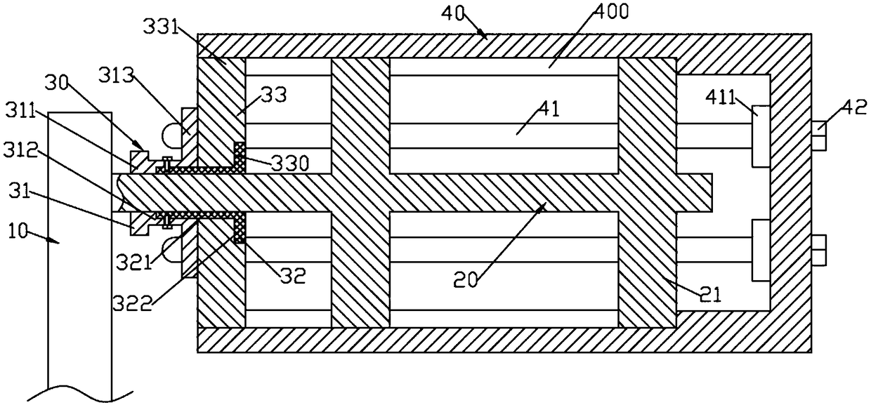 Yarn guiding roller which is connected through rotary insertion and is for textile printing and dyeing machine