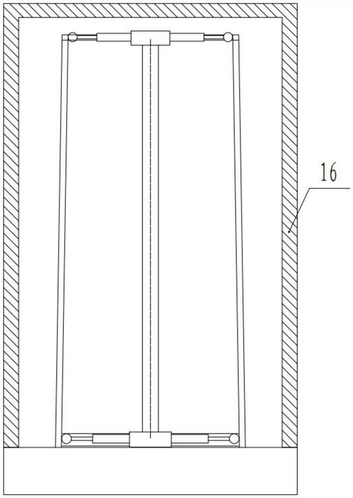 Weather-proof steel tower resistance test device and test method thereof