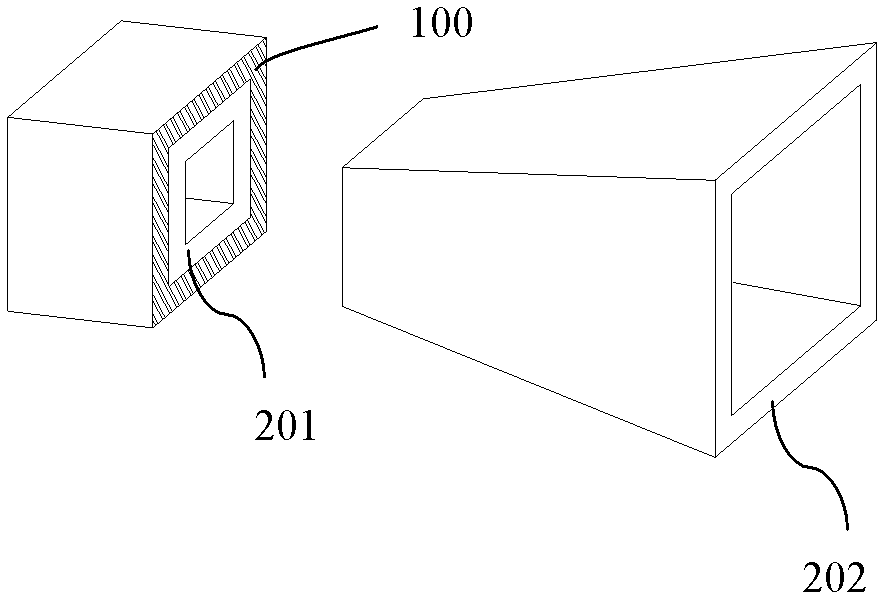 Device for attenuating creeping wave on antenna surface