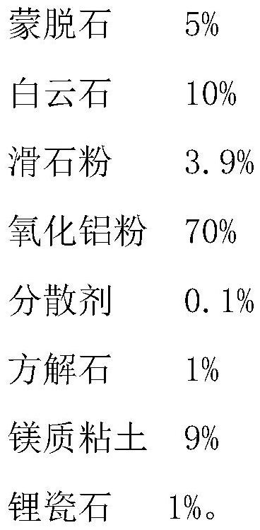 Foam ceramic high-temperature release agent and its application method