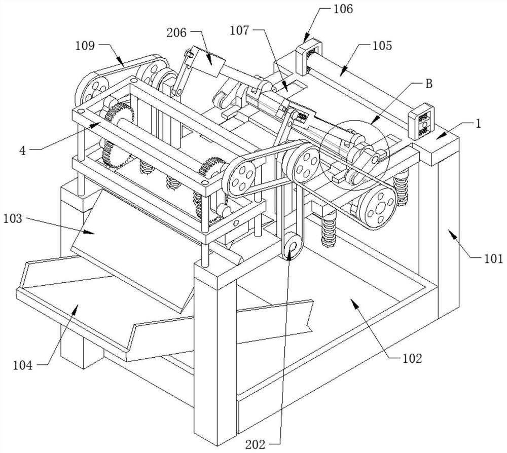 Use method of new energy automobile plate shearing equipment