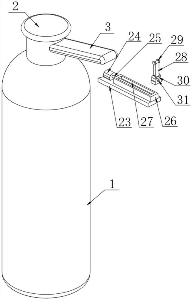 An insulated temperature-sensitive self-starting self-spraying intelligent fire extinguisher