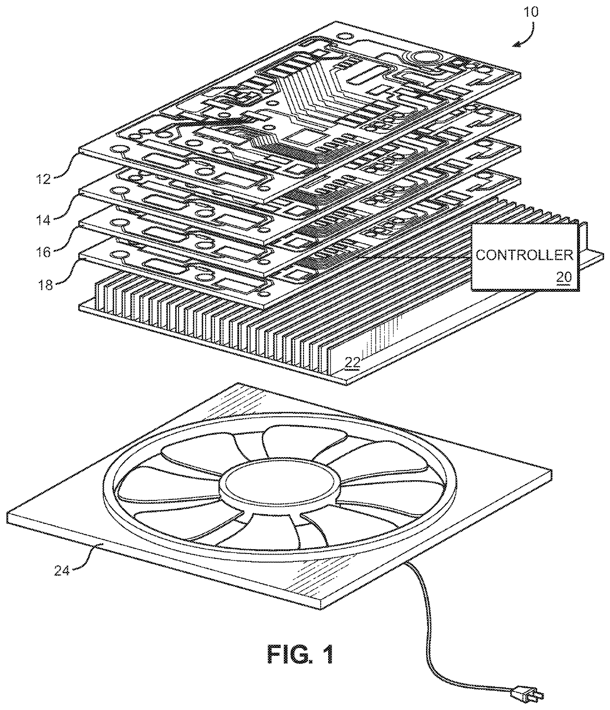 Systems and methods for thermal management of multilayered integrated circuits