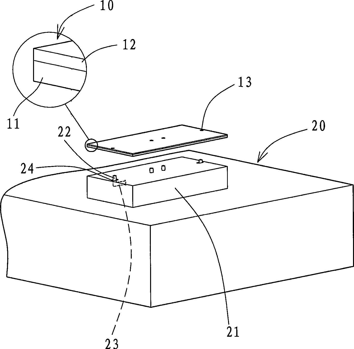 Production method for printed circuit heat radiation board