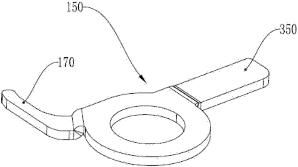 Lock using push plates for transmission