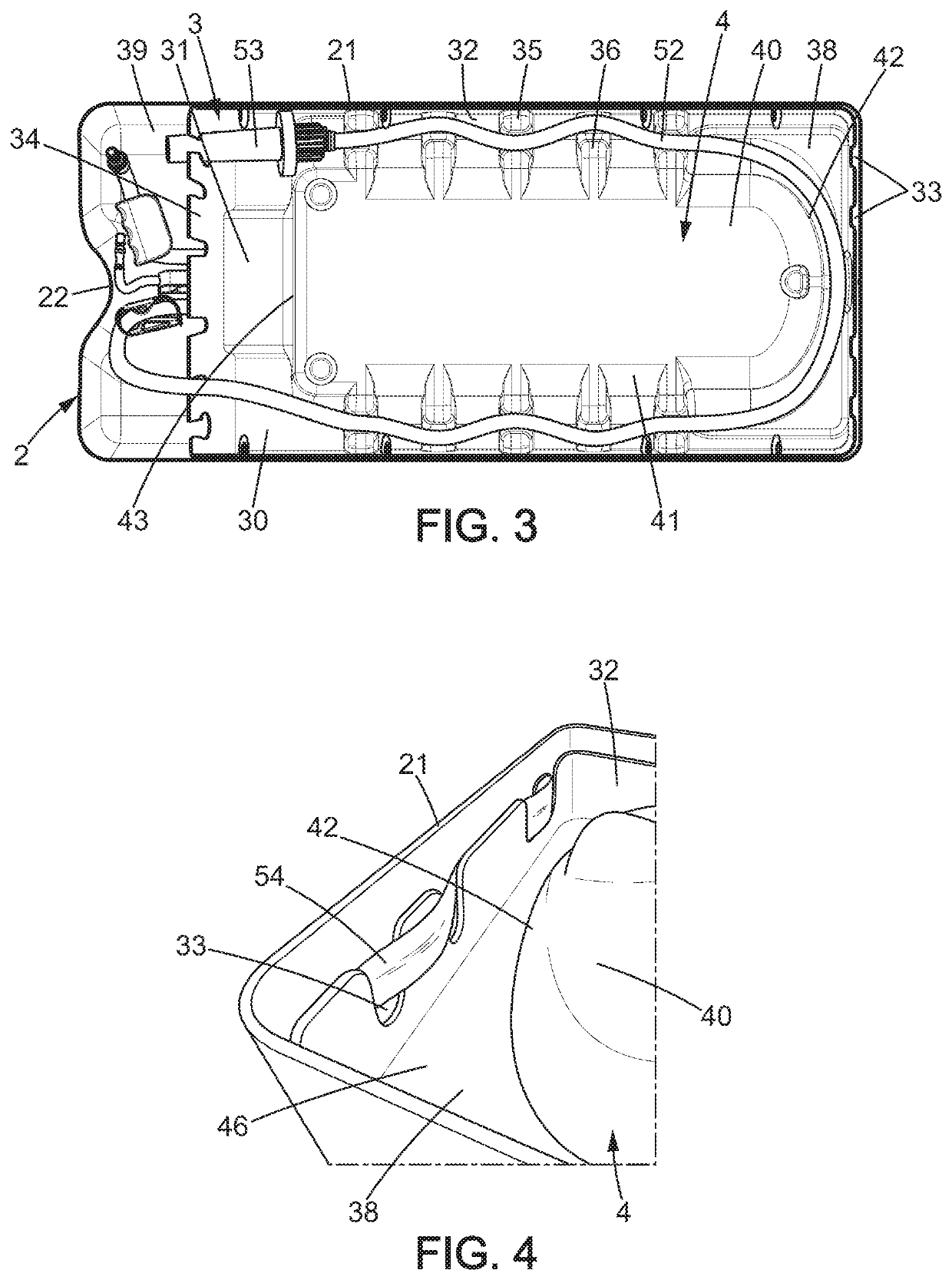 Protective housing for a biopharmaceutical liquid bag, protective assembly and method of assembly thereof
