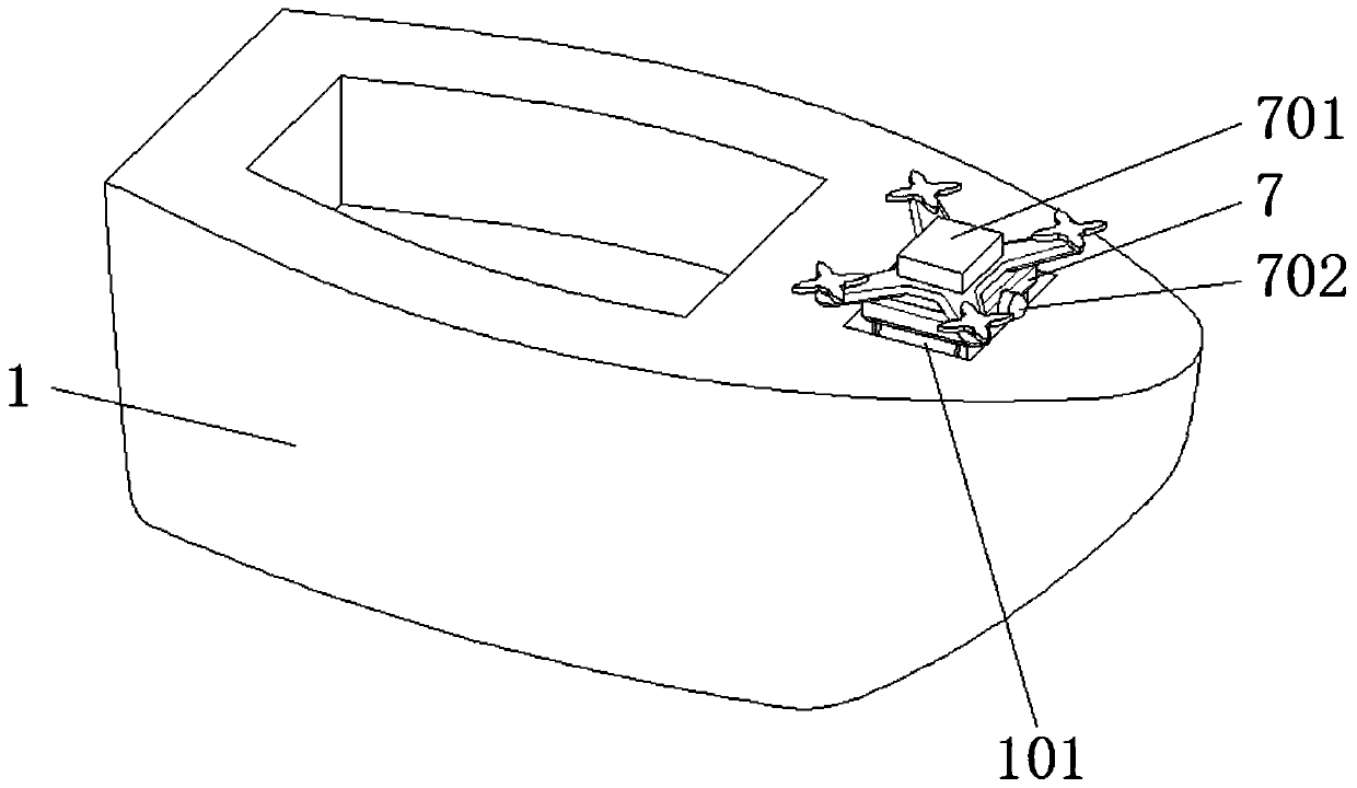 Sea surface search and rescue equipment based on unmanned aerial vehicle technology