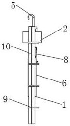 Portable drainage fixing device