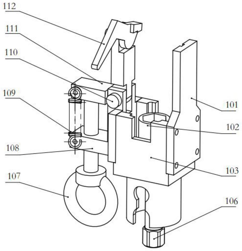 Clamp holder of lead connection fitting and operation method thereof