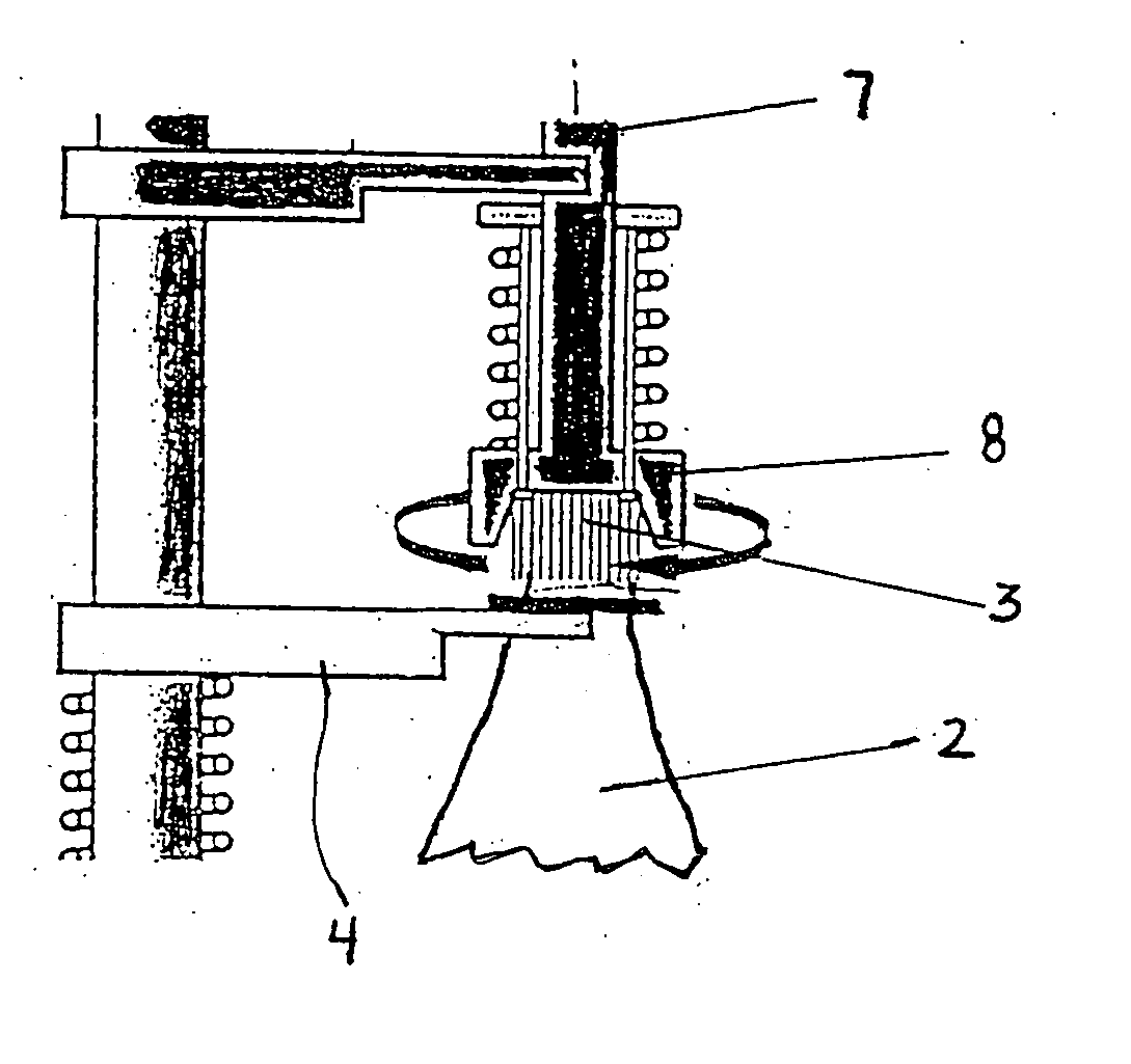 Beverage bottling plant for filling bottles with a liquid beverage filling material having a closing machine for closing containers