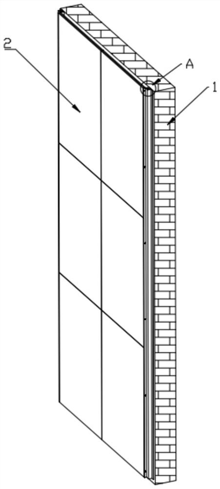 A building decoration decorative panel structure