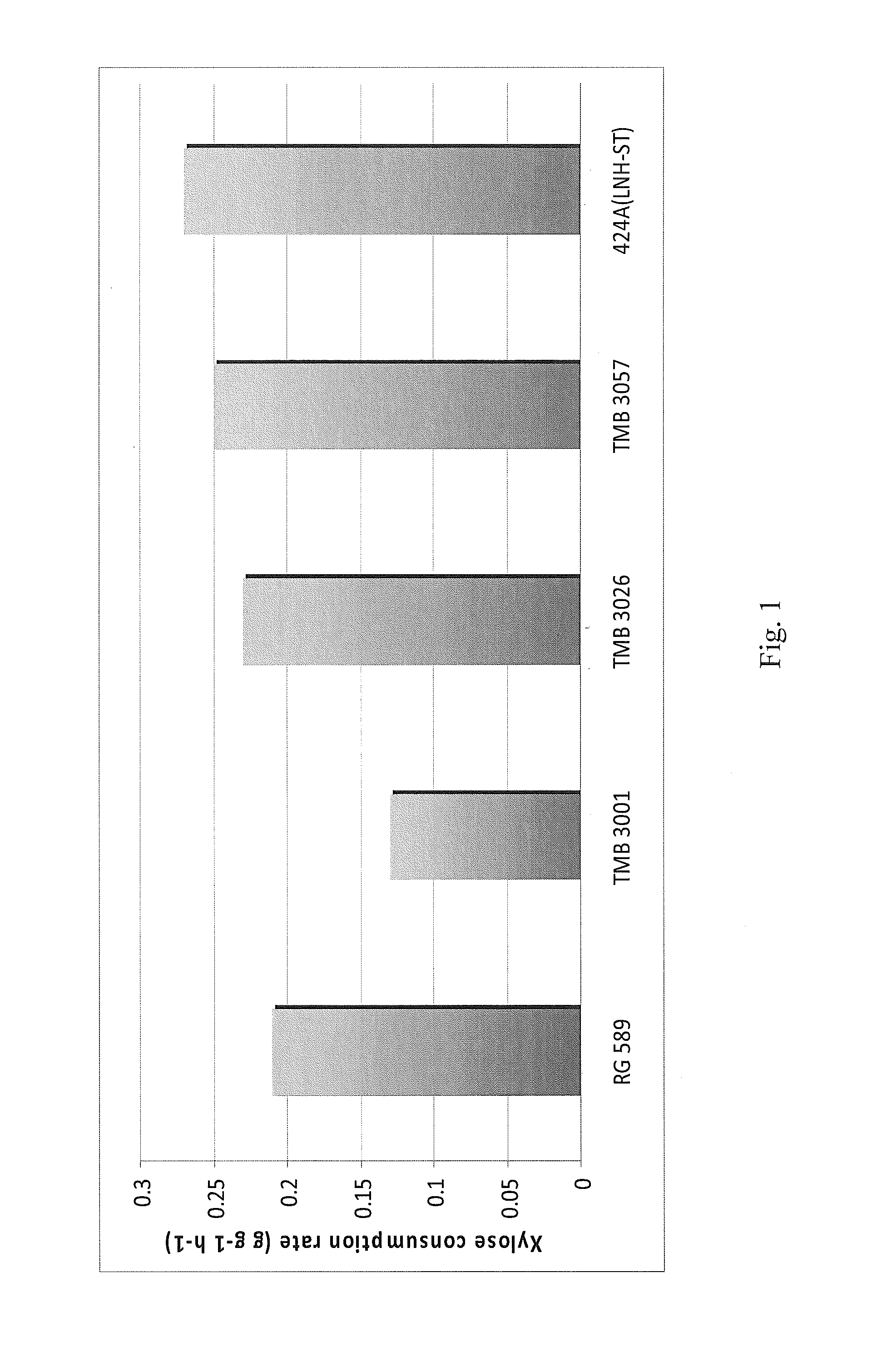 Isolated yeast strain having high xylose consumption rate and process for production of ethanol using the strain