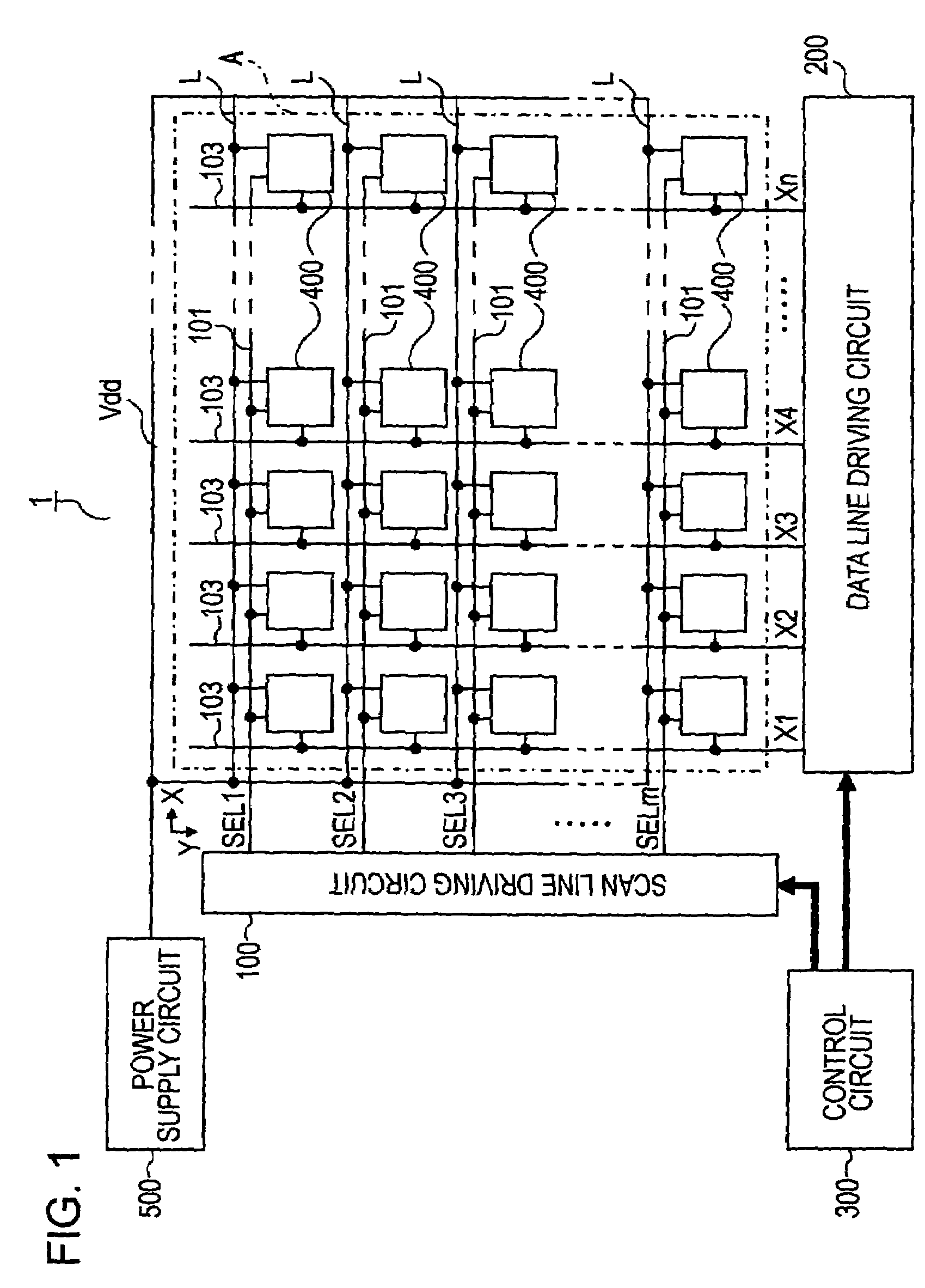 Electronic circuit, method of driving the same, electro-optical device, and electronic apparatus