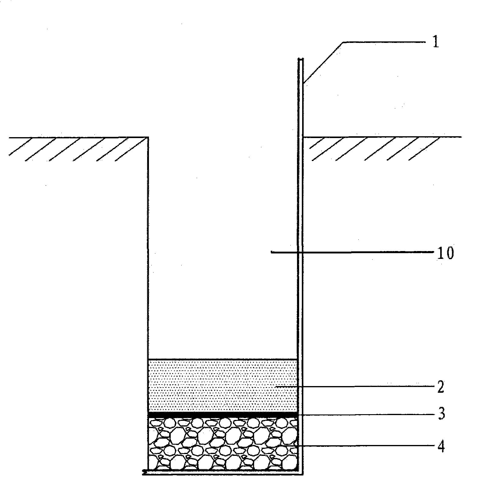 Device and method for improving saline land