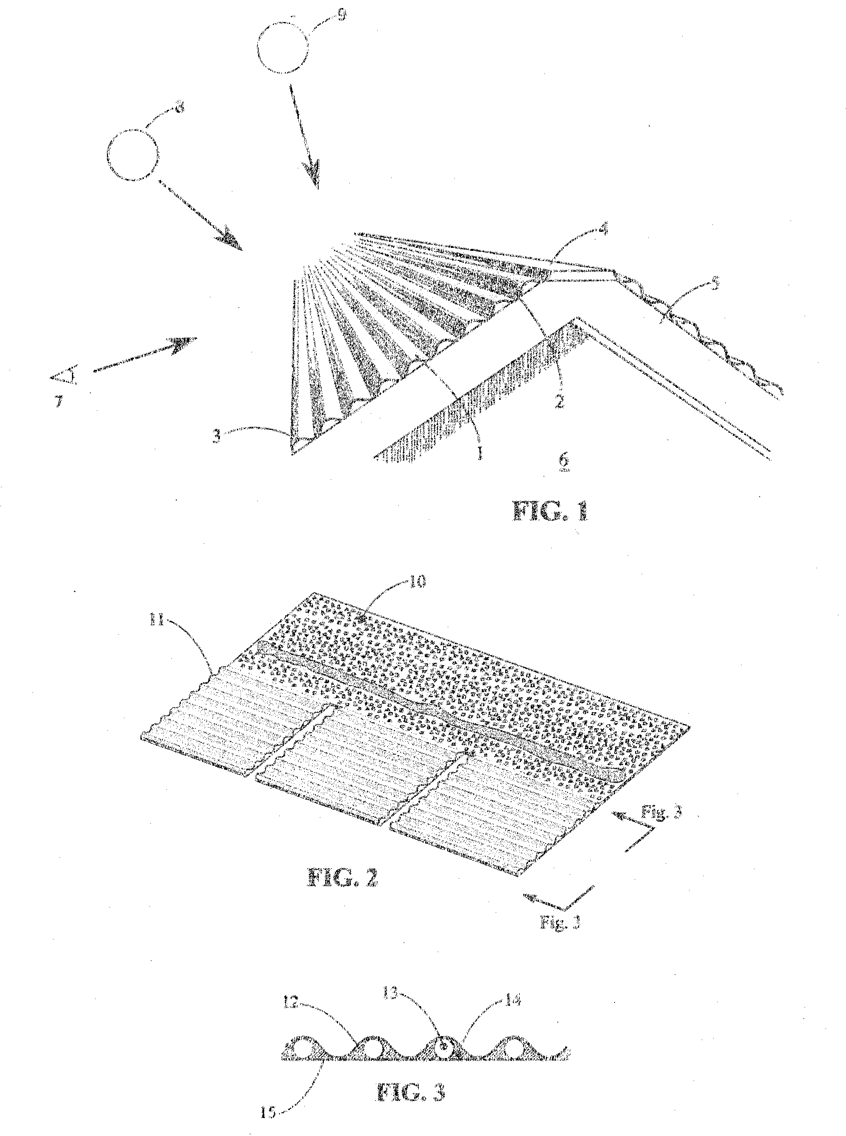 Surfaces Suitable for Directionally Reflective Roofs and Methods Thereof